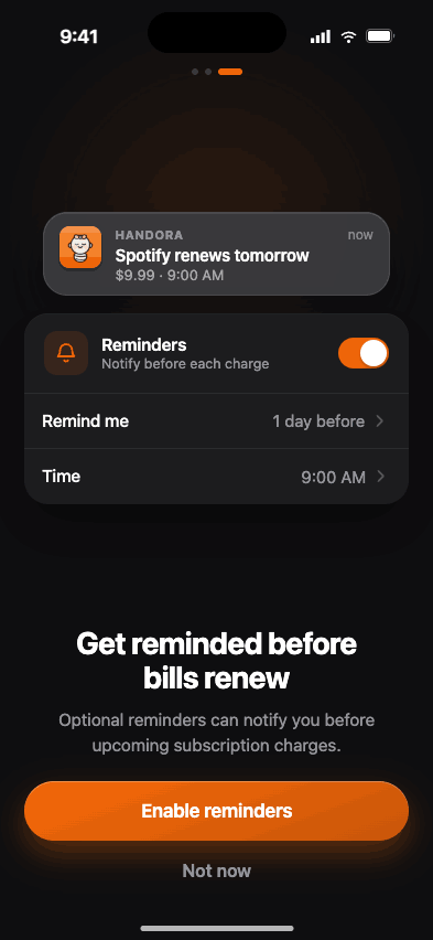 Han-dora reminders